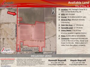 156 Acres - NEC Battaglia Drive & 11 Mile Corner PKG Updated 2