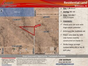 2.86 Acres - 247th Ave & Duane Ln. Updated 5