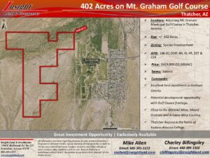 402 Acres - Thatcher AZ Updated