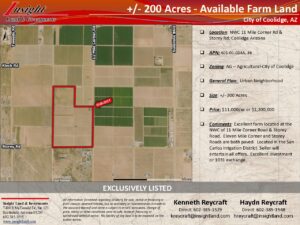 200 Acres - NWC 11 Mile Corner & Storey PKG Updated