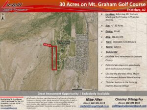 30 Acres - Thatcher AZ